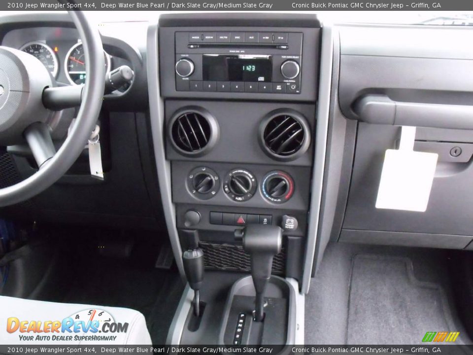 2010 Jeep Wrangler Sport 4x4 Deep Water Blue Pearl / Dark Slate Gray/Medium Slate Gray Photo #16