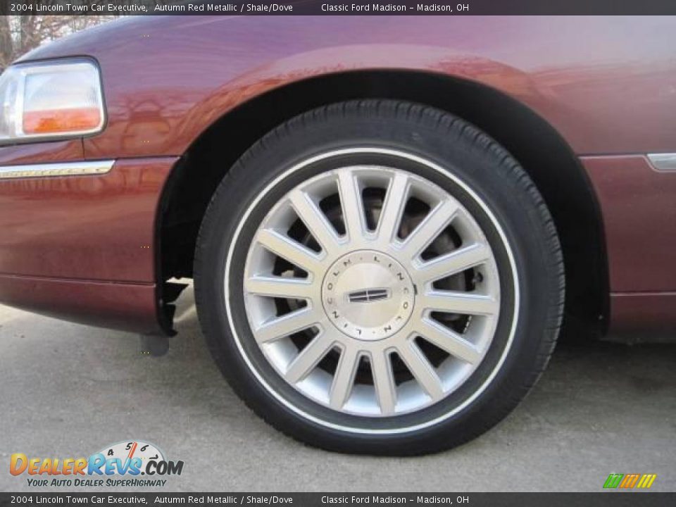 2004 Lincoln Town Car Executive Autumn Red Metallic / Shale/Dove Photo #5
