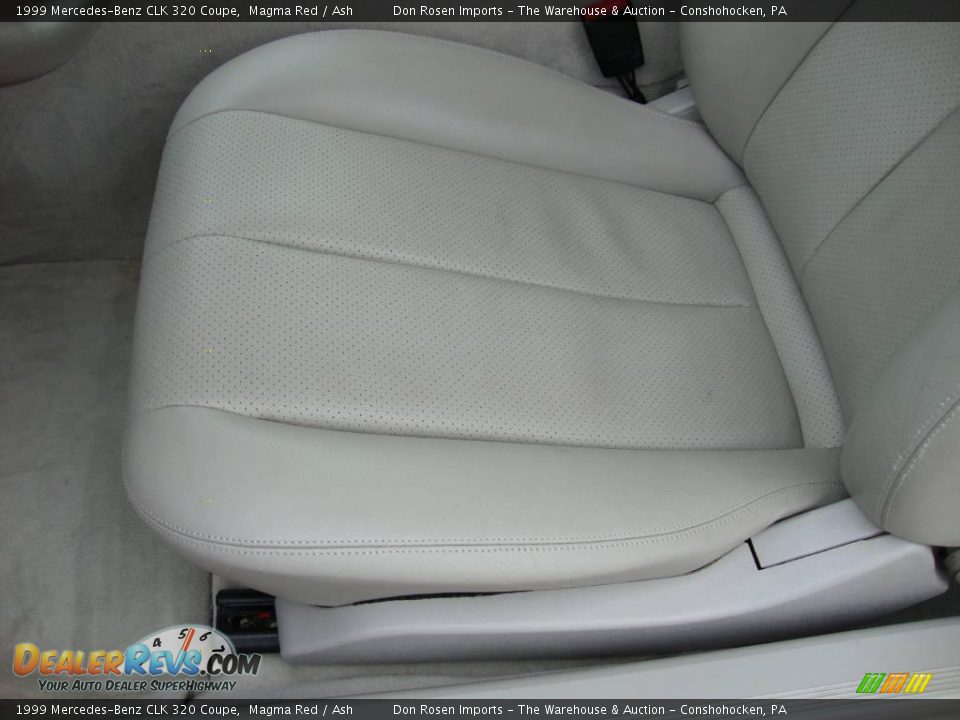 1999 Mercedes-Benz CLK 320 Coupe Magma Red / Ash Photo #15