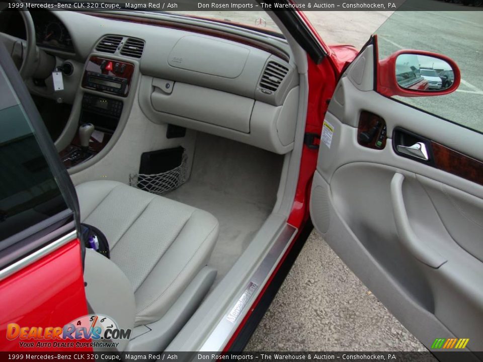 1999 Mercedes-Benz CLK 320 Coupe Magma Red / Ash Photo #18