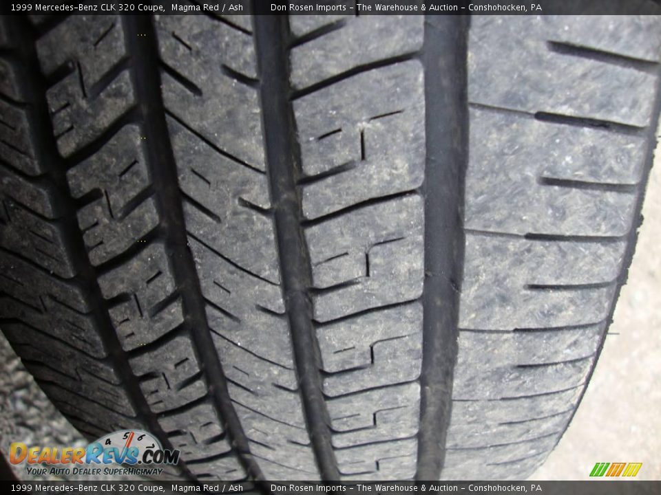 1999 Mercedes-Benz CLK 320 Coupe Magma Red / Ash Photo #27