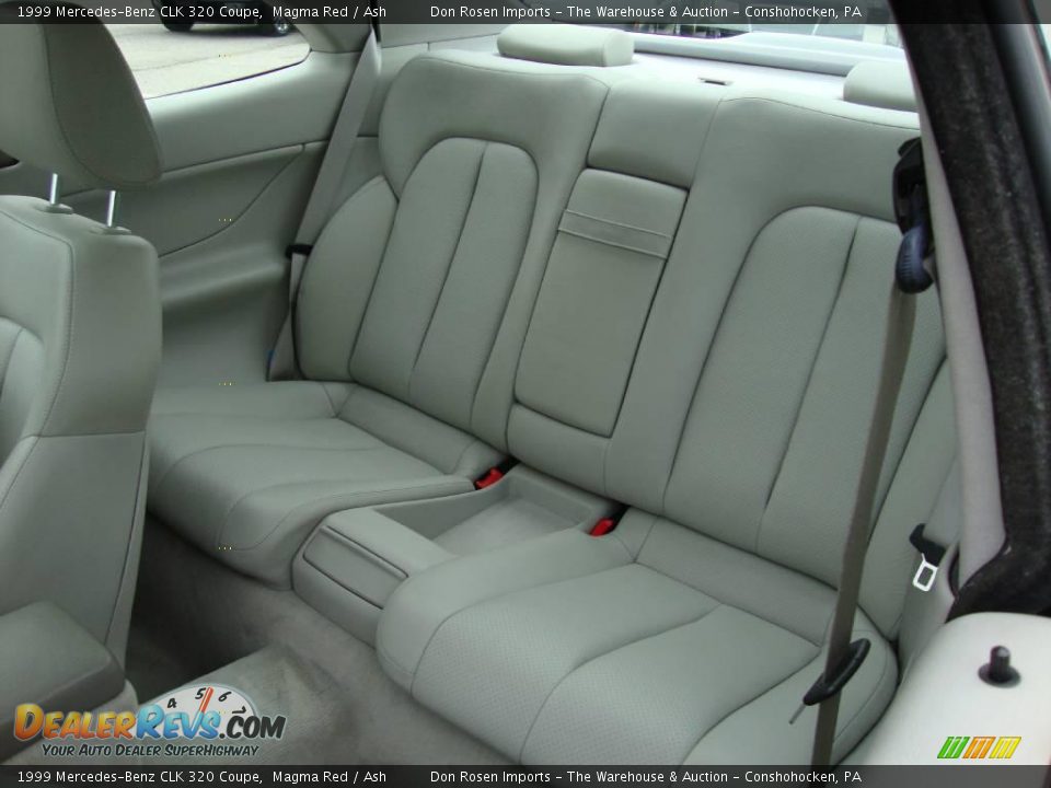 1999 Mercedes-Benz CLK 320 Coupe Magma Red / Ash Photo #32