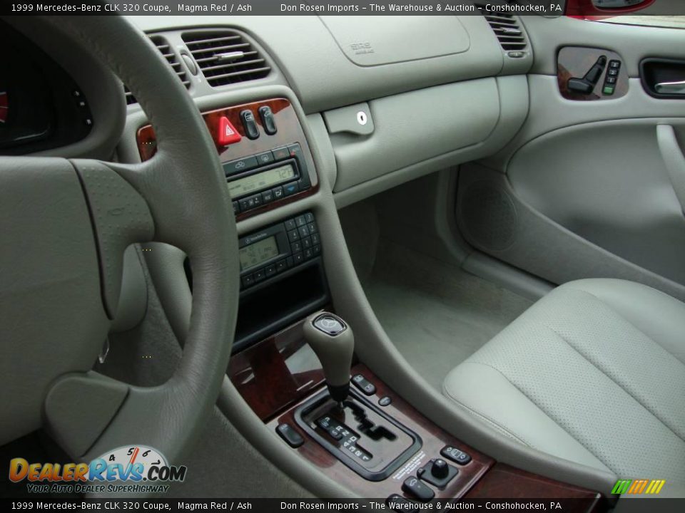 1999 Mercedes-Benz CLK 320 Coupe Magma Red / Ash Photo #34