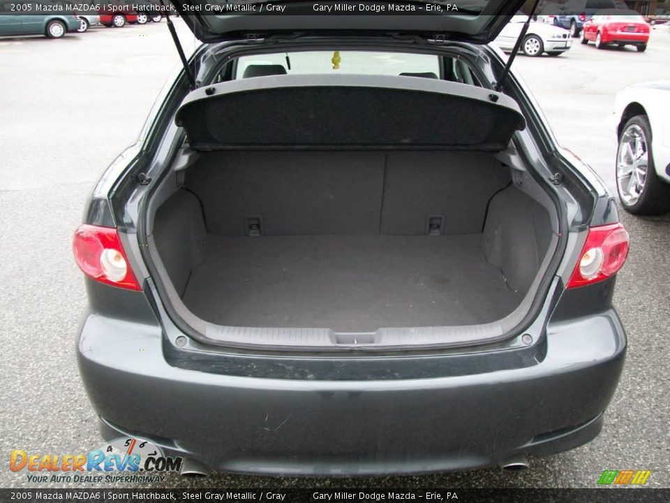 2005 Mazda MAZDA6 i Sport Hatchback Steel Gray Metallic / Gray Photo #5