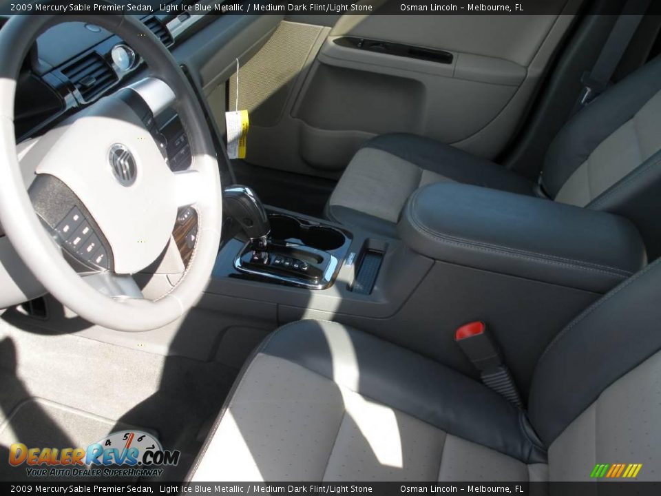 2009 Mercury Sable Premier Sedan Light Ice Blue Metallic / Medium Dark Flint/Light Stone Photo #11
