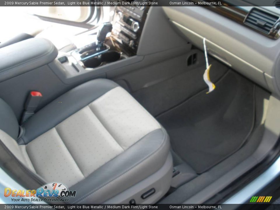 2009 Mercury Sable Premier Sedan Light Ice Blue Metallic / Medium Dark Flint/Light Stone Photo #14