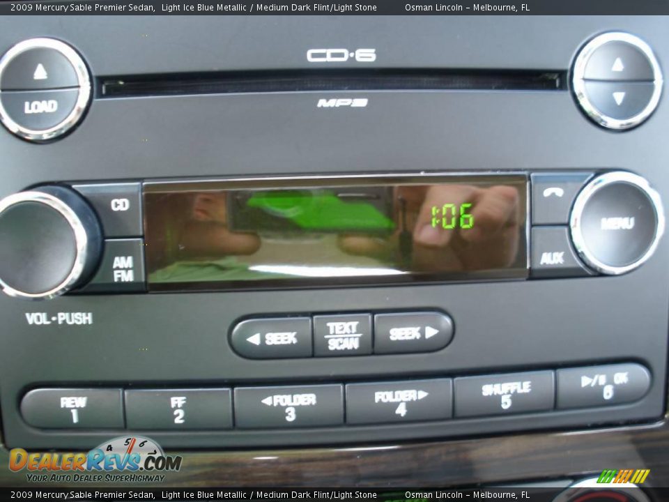 2009 Mercury Sable Premier Sedan Light Ice Blue Metallic / Medium Dark Flint/Light Stone Photo #18