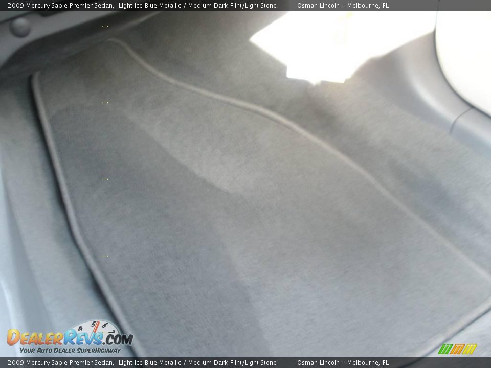 2009 Mercury Sable Premier Sedan Light Ice Blue Metallic / Medium Dark Flint/Light Stone Photo #20