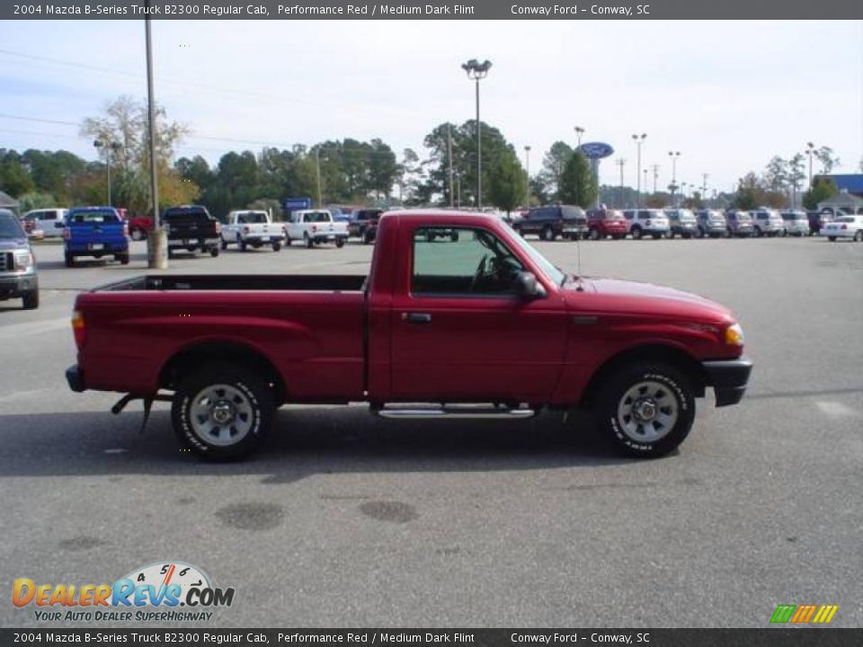 2004 Mazda B-Series Truck B2300 Regular Cab Performance Red / Medium Dark Flint Photo #4