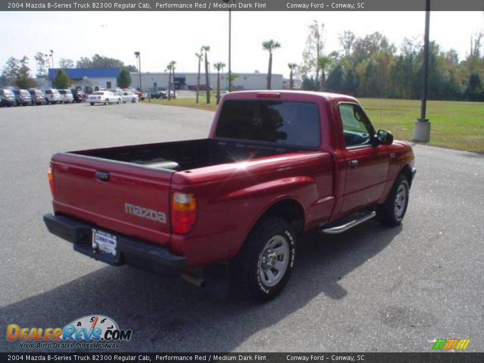 2004 Mazda B-Series Truck B2300 Regular Cab Performance Red / Medium Dark Flint Photo #5