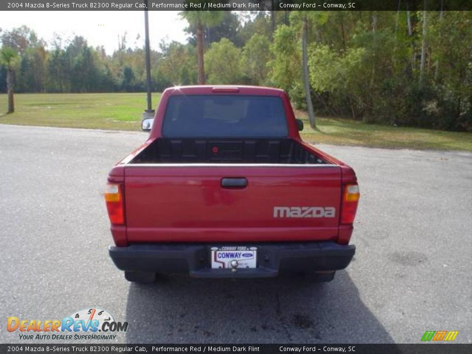 2004 Mazda B-Series Truck B2300 Regular Cab Performance Red / Medium Dark Flint Photo #6