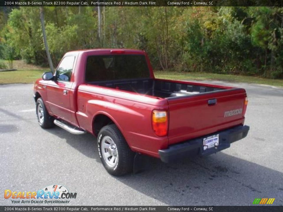 2004 Mazda B-Series Truck B2300 Regular Cab Performance Red / Medium Dark Flint Photo #7