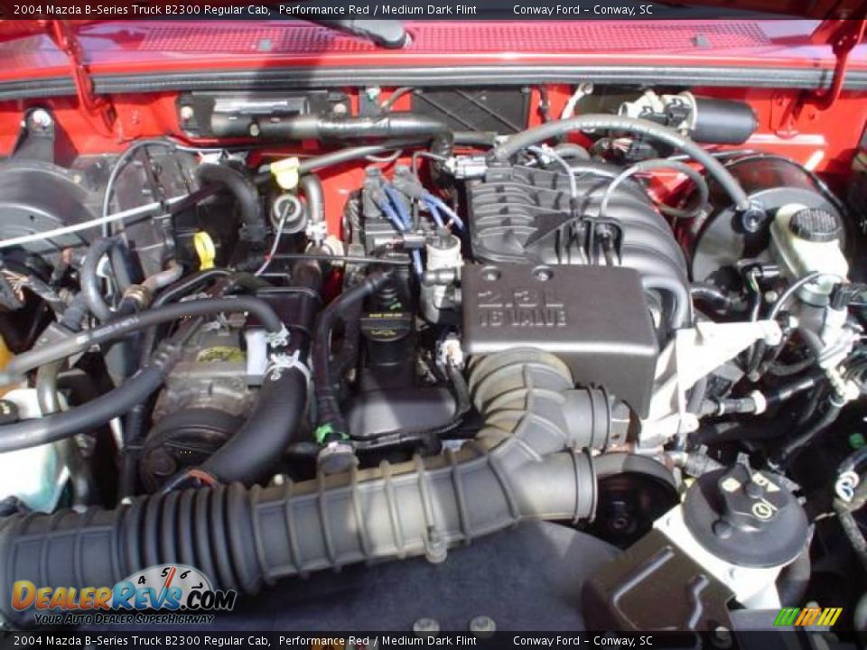 2004 Mazda B-Series Truck B2300 Regular Cab Performance Red / Medium Dark Flint Photo #13