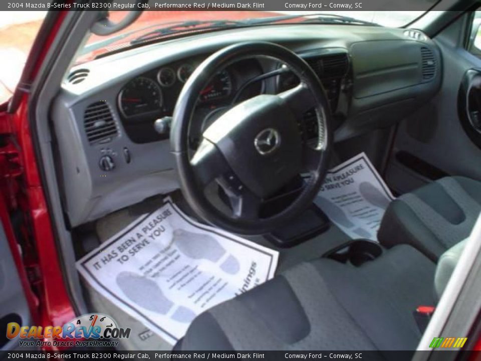 2004 Mazda B-Series Truck B2300 Regular Cab Performance Red / Medium Dark Flint Photo #21