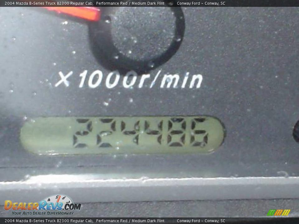 2004 Mazda B-Series Truck B2300 Regular Cab Performance Red / Medium Dark Flint Photo #25