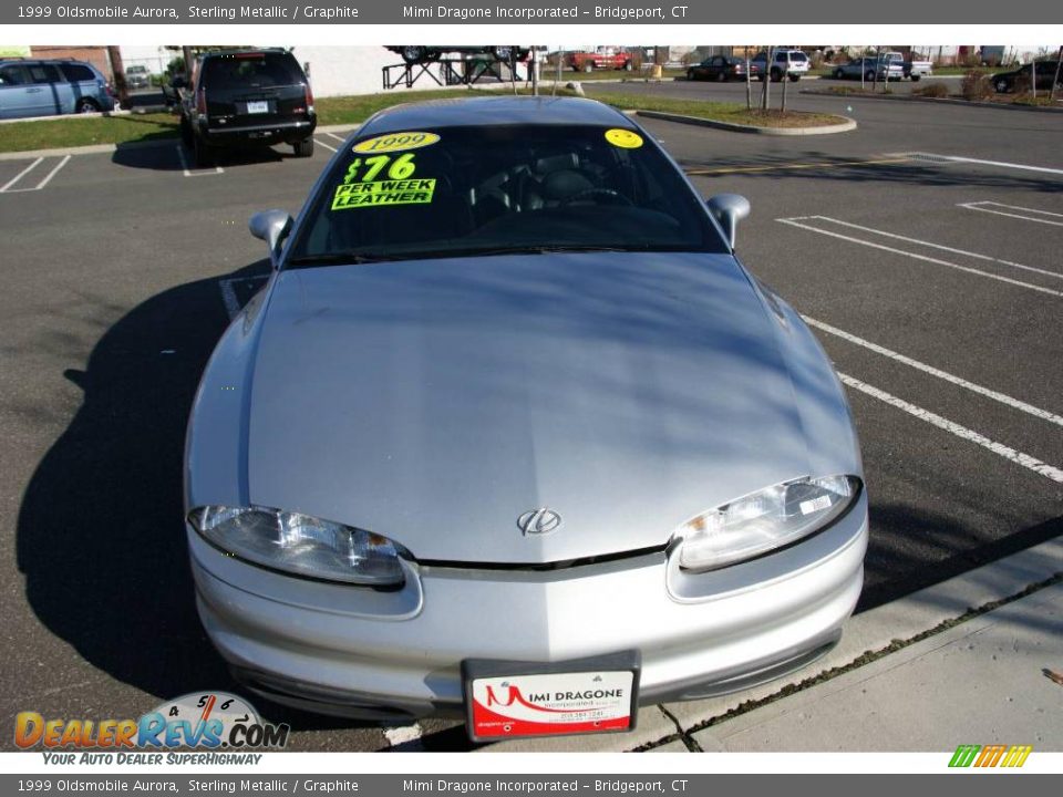 1999 Oldsmobile Aurora Sterling Metallic / Graphite Photo #2