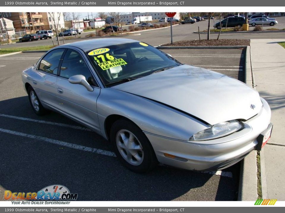 1999 Oldsmobile Aurora Sterling Metallic / Graphite Photo #3