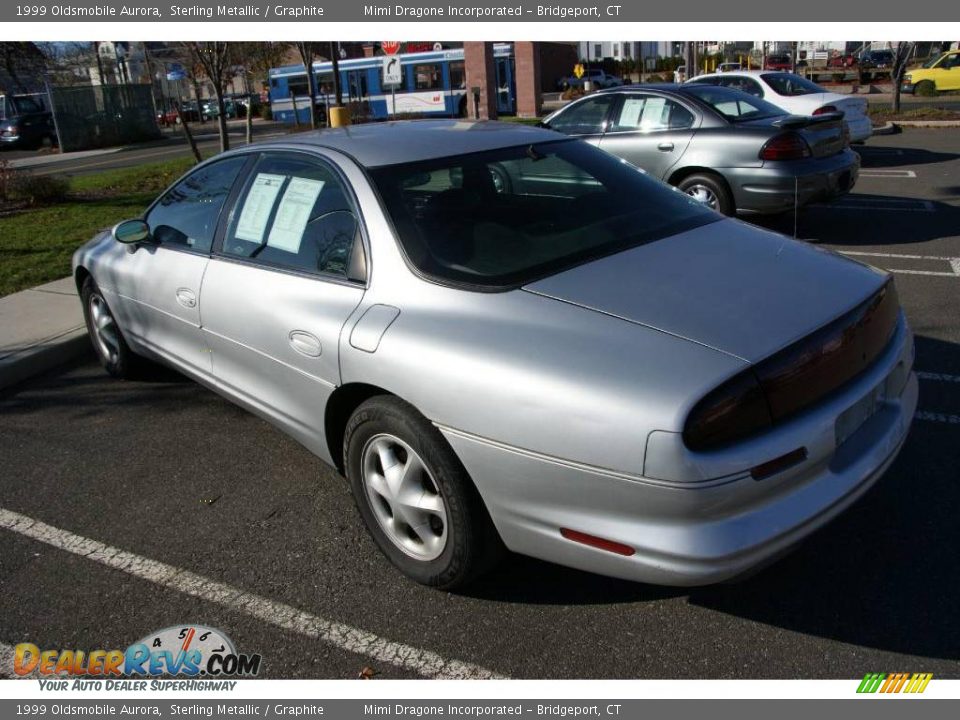 1999 Oldsmobile Aurora Sterling Metallic / Graphite Photo #6
