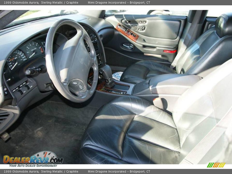 1999 Oldsmobile Aurora Sterling Metallic / Graphite Photo #9