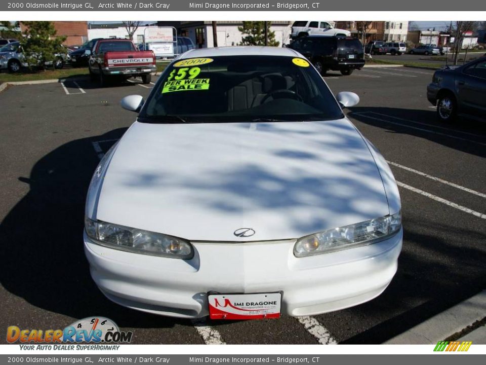 2000 Oldsmobile Intrigue GL Arctic White / Dark Gray Photo #2