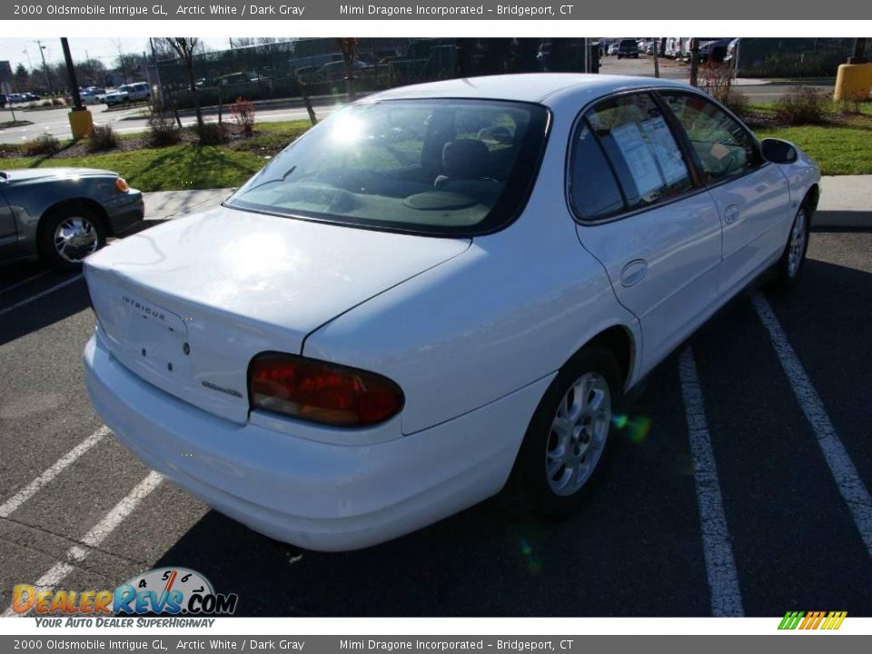 2000 Oldsmobile Intrigue GL Arctic White / Dark Gray Photo #4