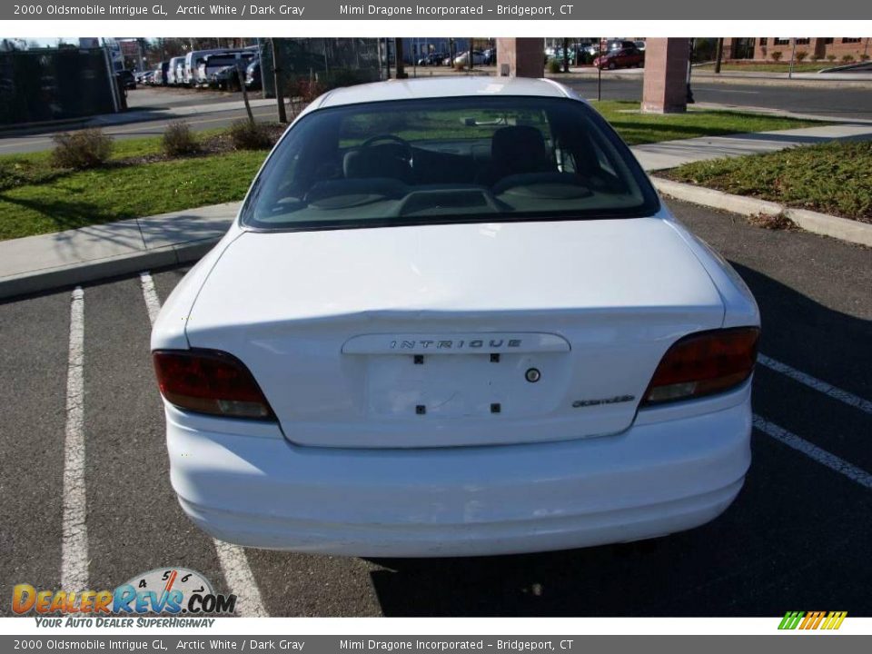 2000 Oldsmobile Intrigue GL Arctic White / Dark Gray Photo #5