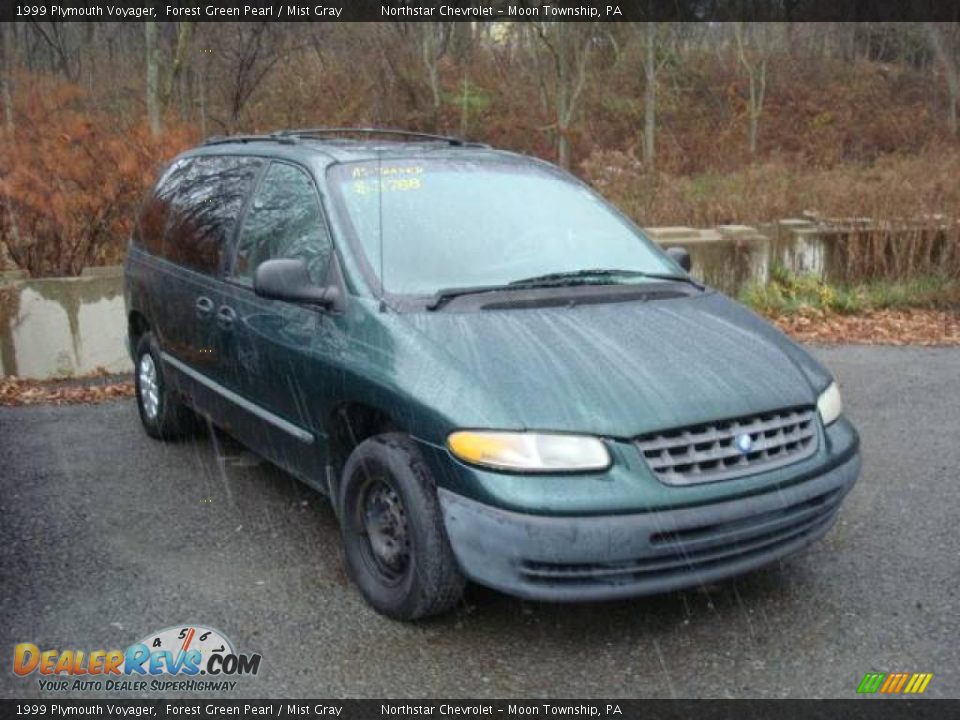 1999 Plymouth Voyager Forest Green Pearl / Mist Gray Photo #1