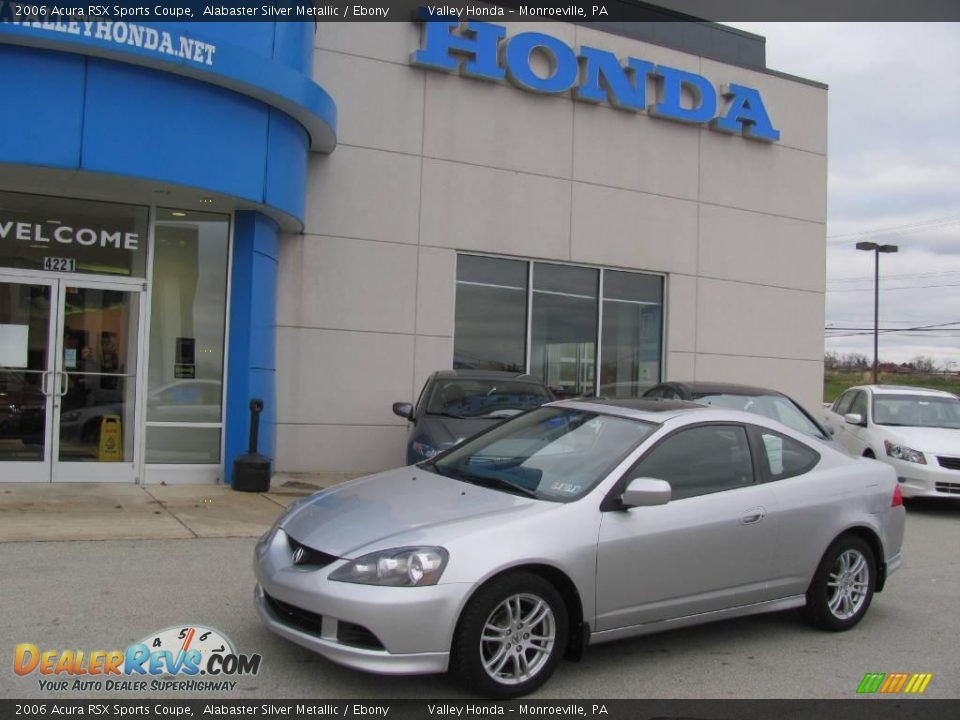 2006 Acura RSX Sports Coupe Alabaster Silver Metallic / Ebony Photo #1