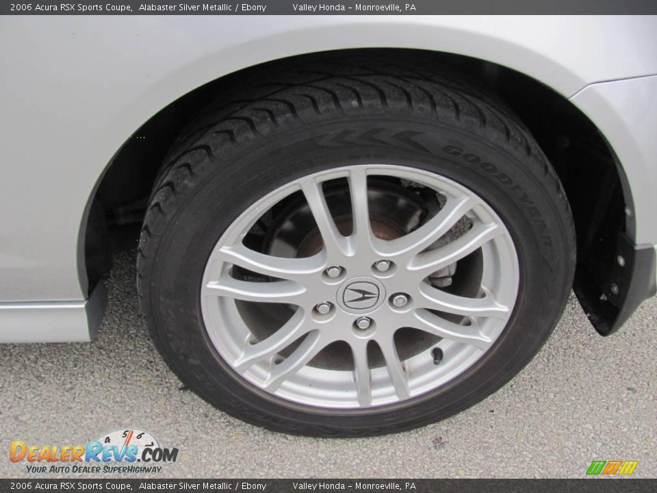 2006 Acura RSX Sports Coupe Alabaster Silver Metallic / Ebony Photo #4