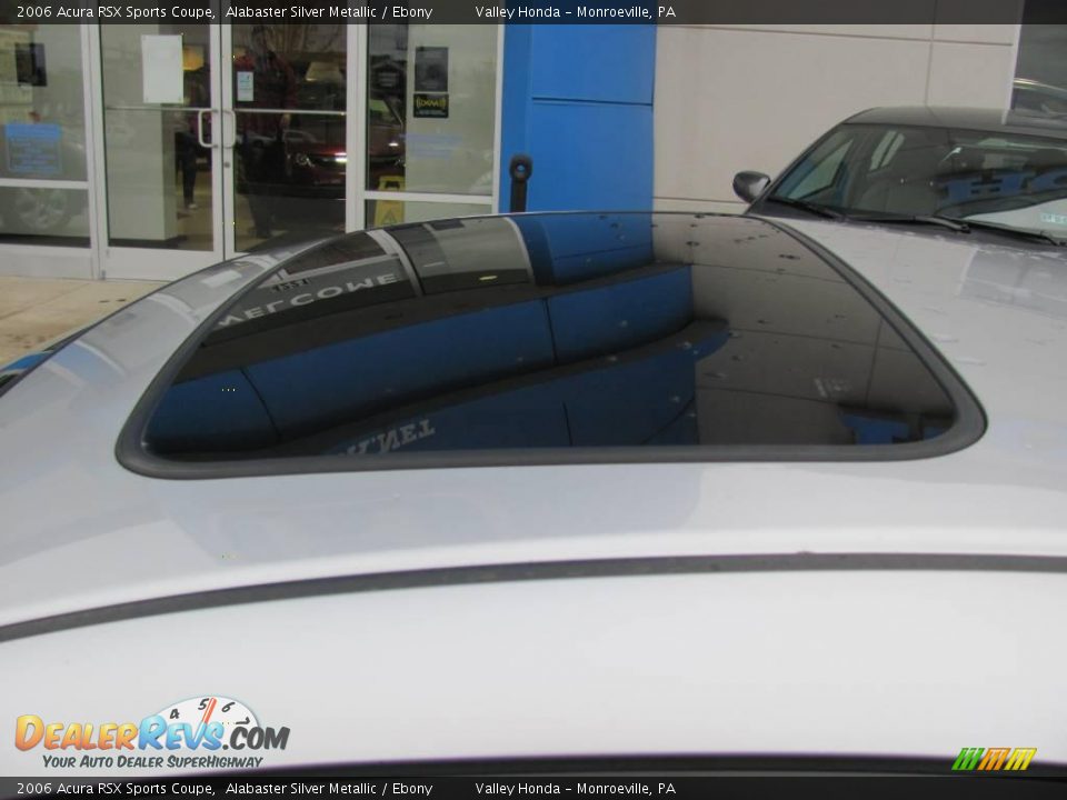 2006 Acura RSX Sports Coupe Alabaster Silver Metallic / Ebony Photo #5