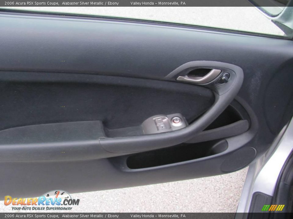 2006 Acura RSX Sports Coupe Alabaster Silver Metallic / Ebony Photo #8