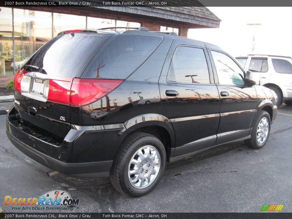 2007 Buick Rendezvous CXL Black Onyx / Gray Photo #3