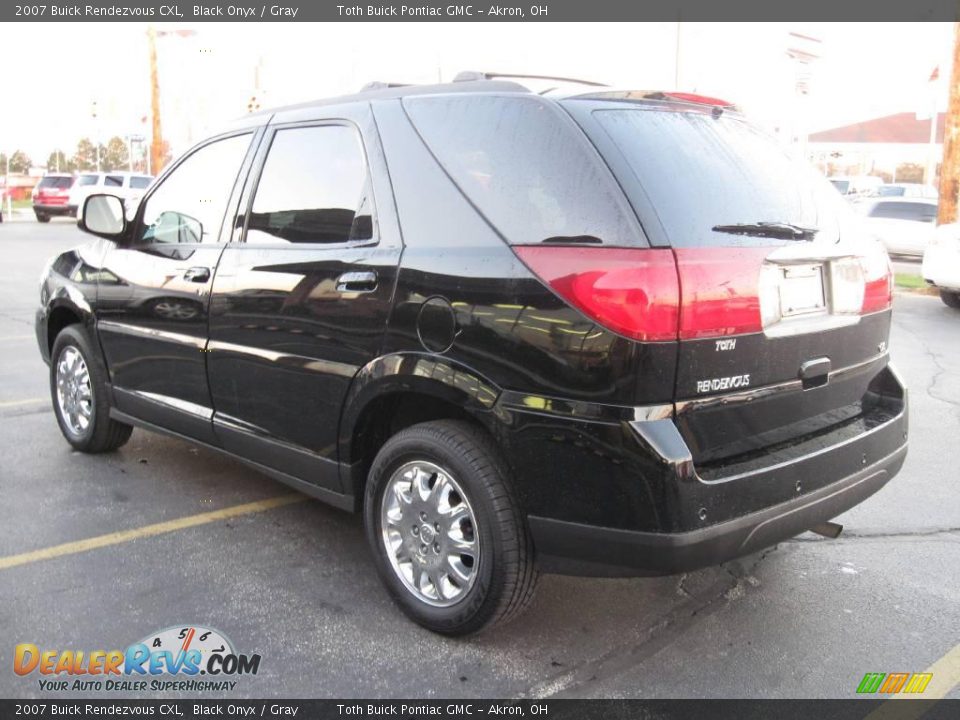2007 Buick Rendezvous CXL Black Onyx / Gray Photo #4