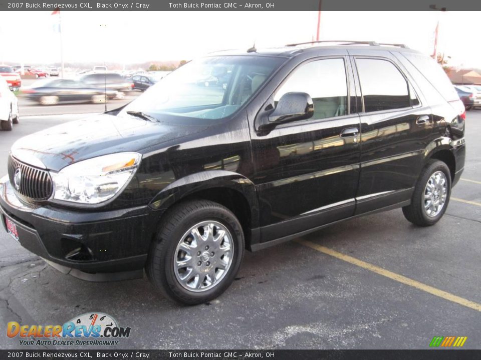 2007 Buick Rendezvous CXL Black Onyx / Gray Photo #6
