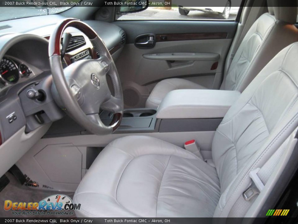 2007 Buick Rendezvous CXL Black Onyx / Gray Photo #7
