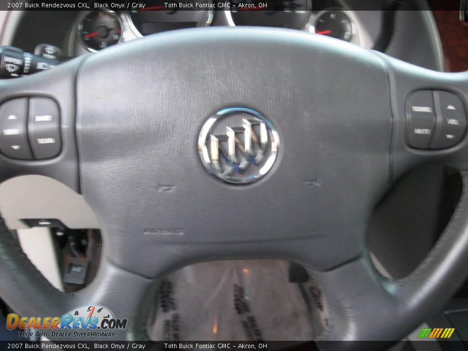2007 Buick Rendezvous CXL Black Onyx / Gray Photo #13