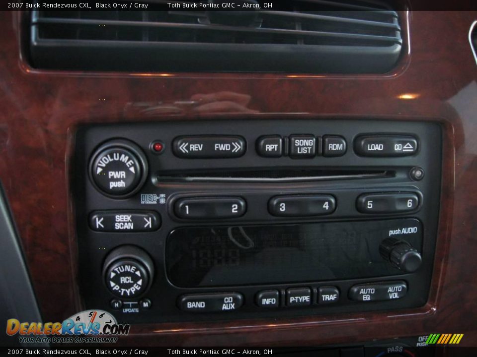 2007 Buick Rendezvous CXL Black Onyx / Gray Photo #14