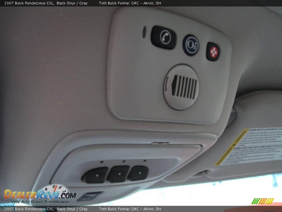 2007 Buick Rendezvous CXL Black Onyx / Gray Photo #16