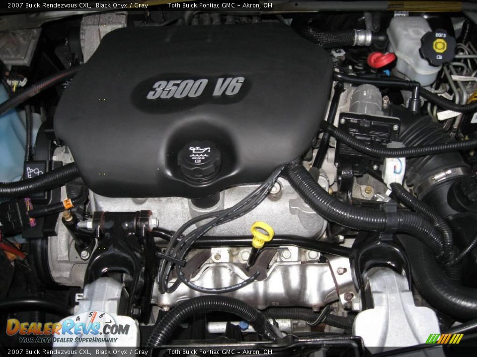 2007 Buick Rendezvous CXL Black Onyx / Gray Photo #22
