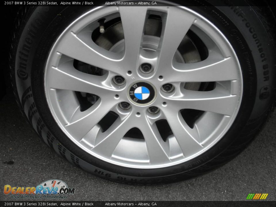 2007 BMW 3 Series 328i Sedan Alpine White / Black Photo #5
