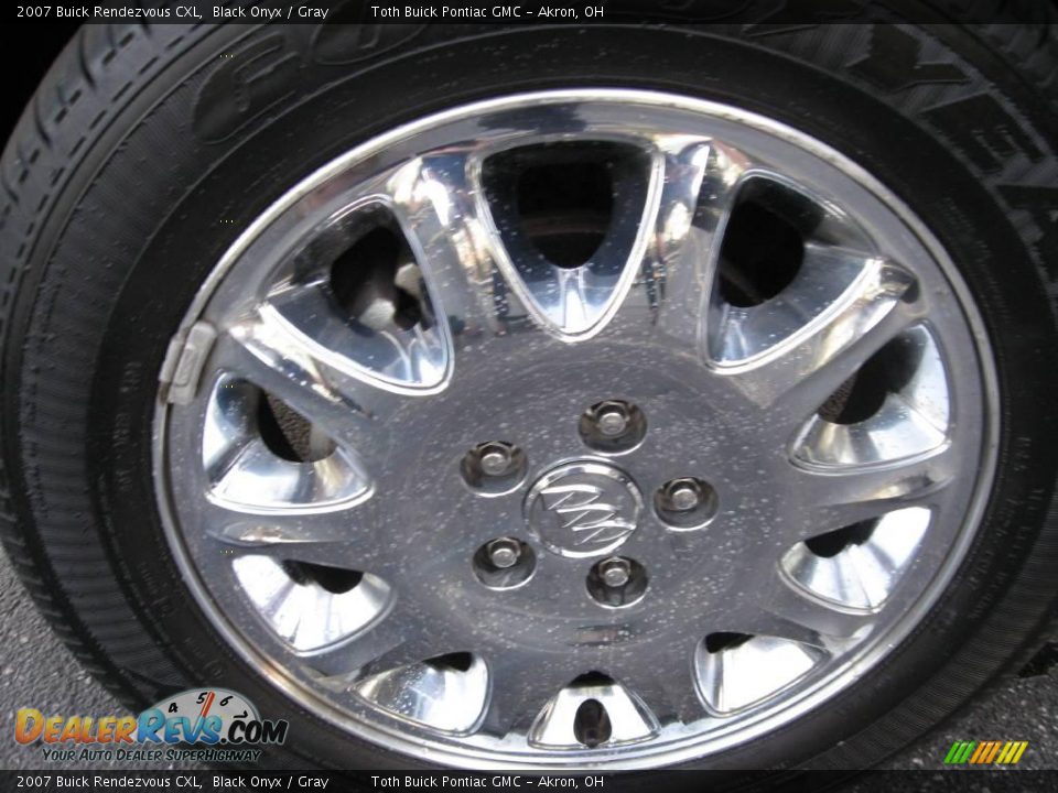 2007 Buick Rendezvous CXL Black Onyx / Gray Photo #23
