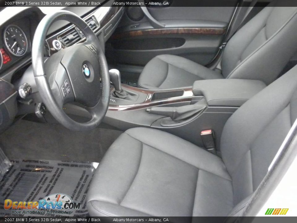 2007 BMW 3 Series 328i Sedan Alpine White / Black Photo #6