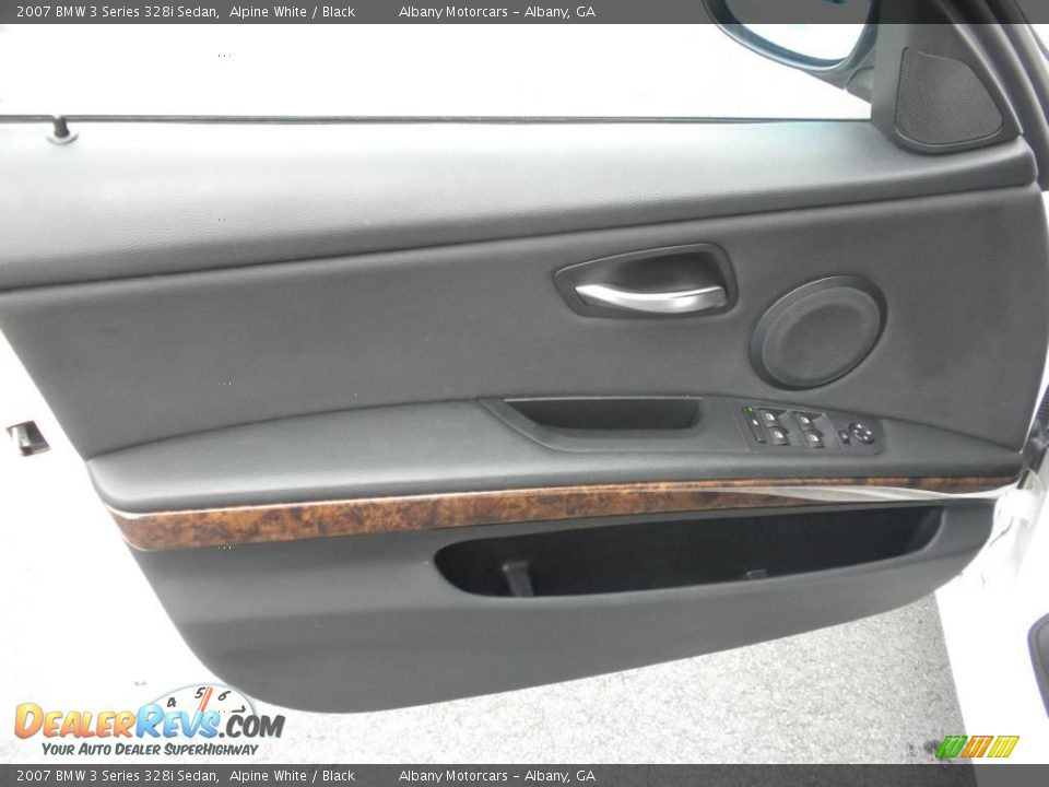 2007 BMW 3 Series 328i Sedan Alpine White / Black Photo #7