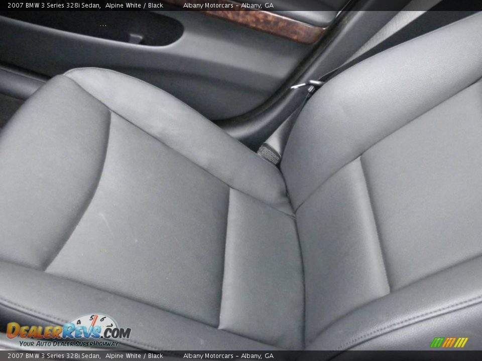 2007 BMW 3 Series 328i Sedan Alpine White / Black Photo #9