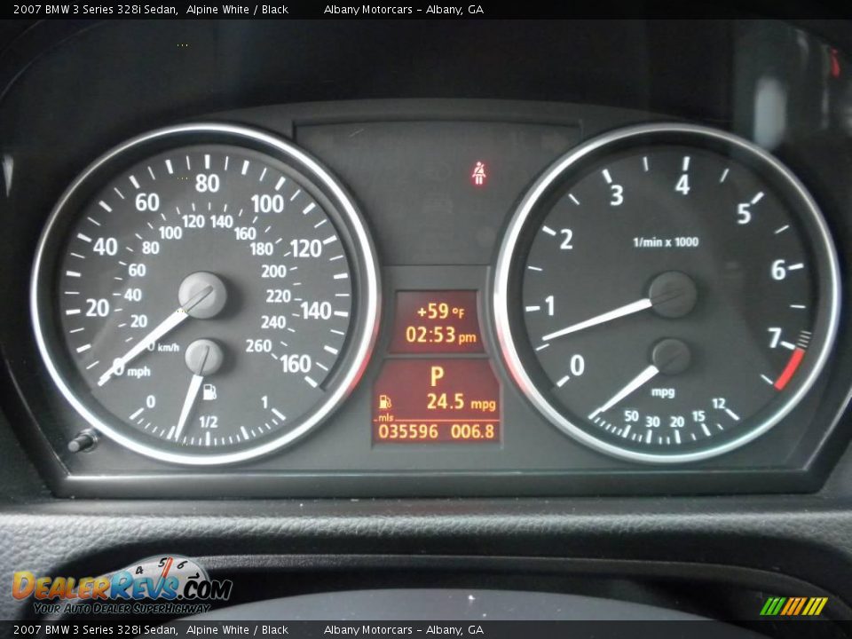 2007 BMW 3 Series 328i Sedan Alpine White / Black Photo #16