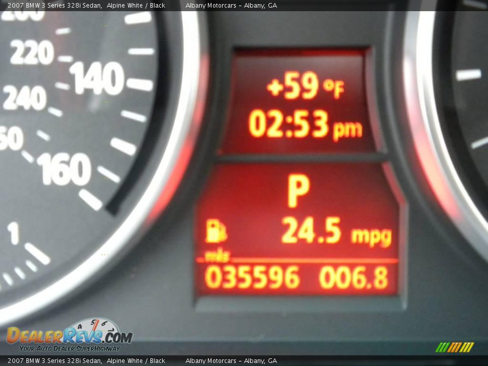 2007 BMW 3 Series 328i Sedan Alpine White / Black Photo #17