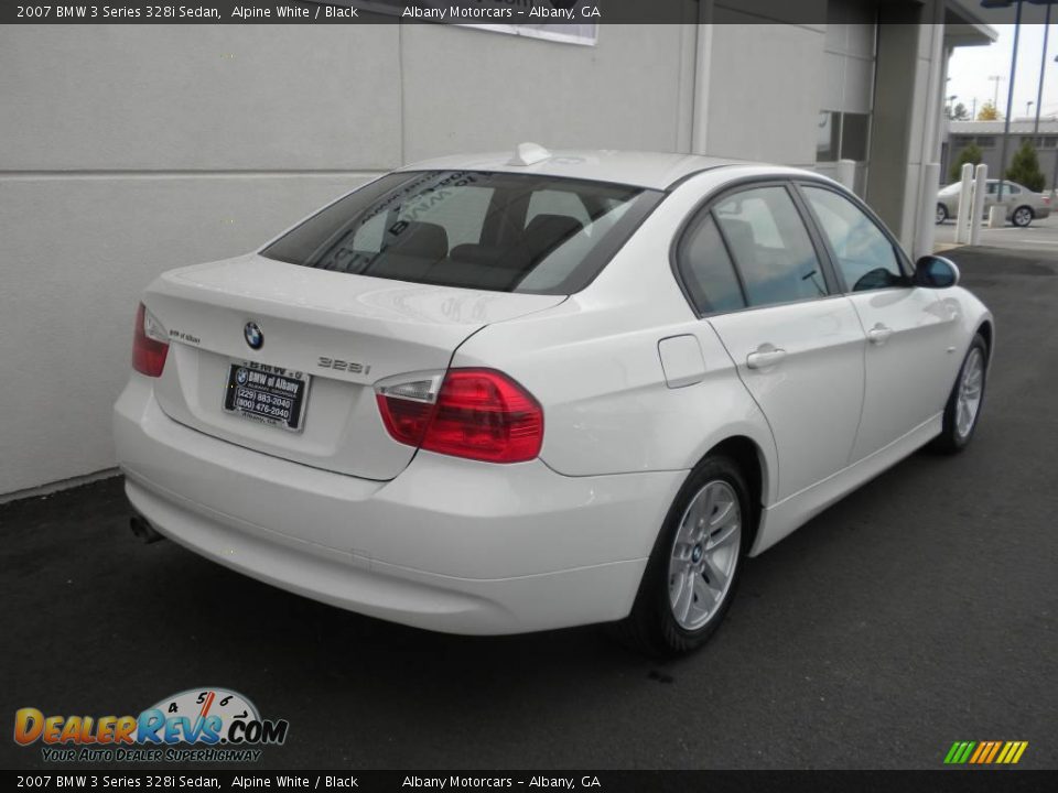 2007 BMW 3 Series 328i Sedan Alpine White / Black Photo #22