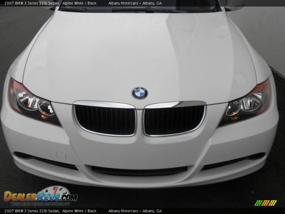 2007 BMW 3 Series 328i Sedan Alpine White / Black Photo #24