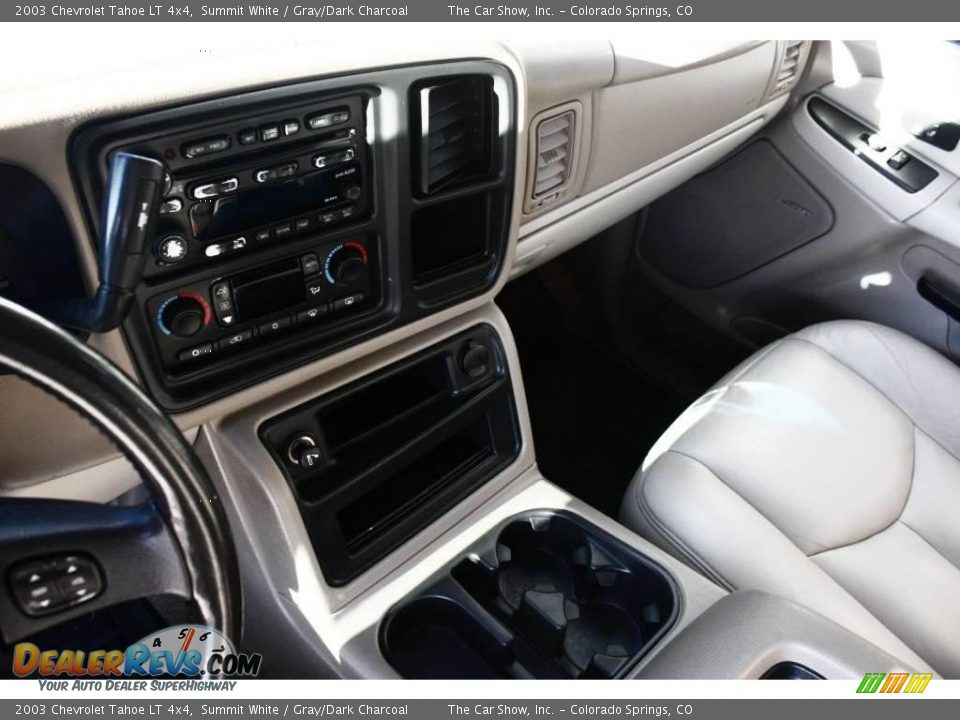 2003 Chevrolet Tahoe LT 4x4 Summit White / Gray/Dark Charcoal Photo #9