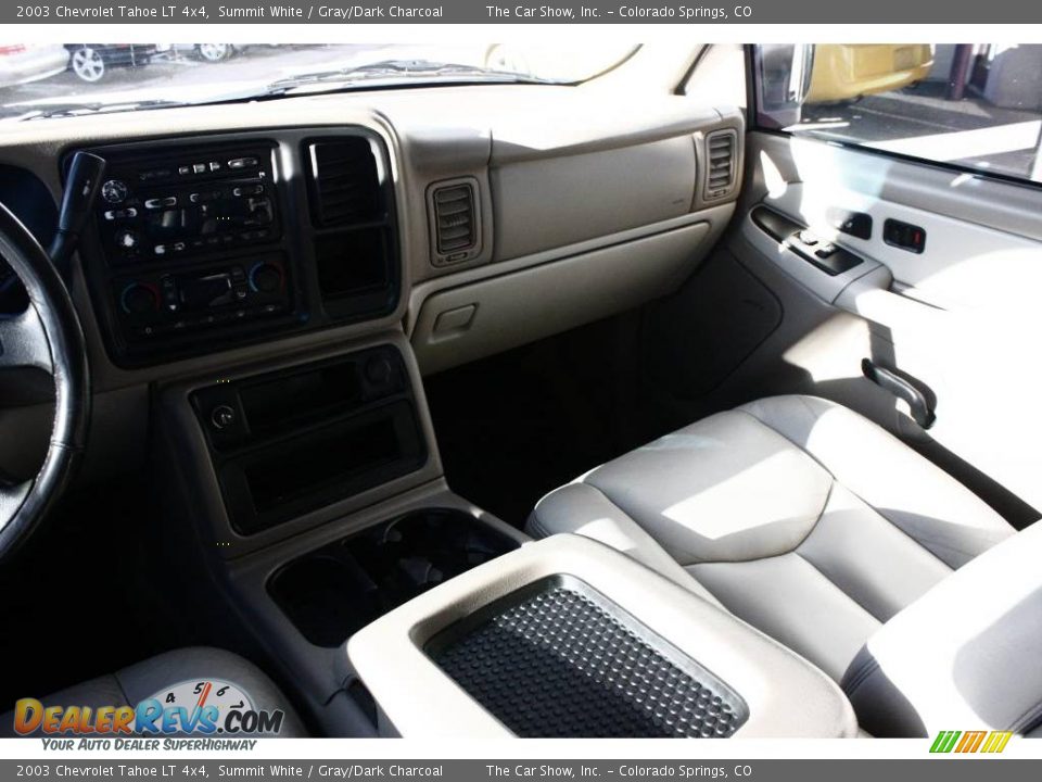2003 Chevrolet Tahoe LT 4x4 Summit White / Gray/Dark Charcoal Photo #10